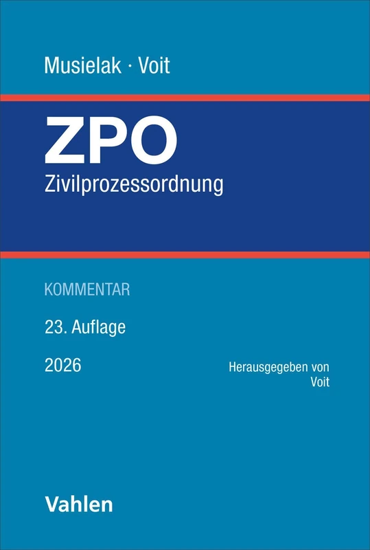 Zivilprozessordnung. ZPO: mit Gerichtsverfassungsgesetz. Kommentar - Image 1