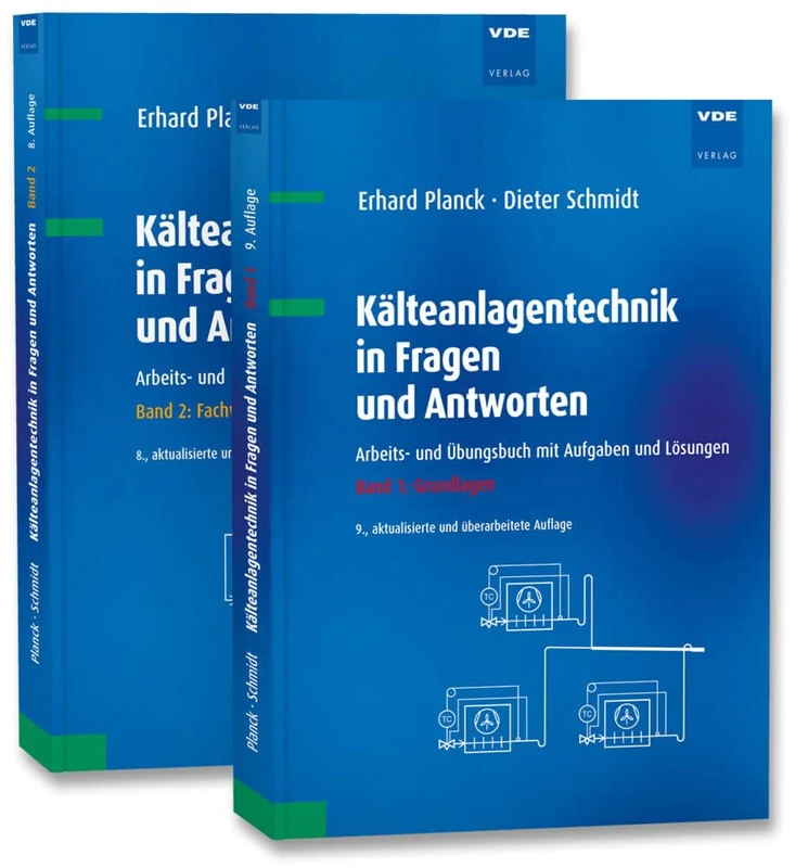 Kälteanlagentechnik in Fragen und Antworten (Set): Arbeits- und Übungsbuch mit Aufgaben und Lösungen Set bestehend aus: Band 1: Grundlagen, Band 2: Fachwissen