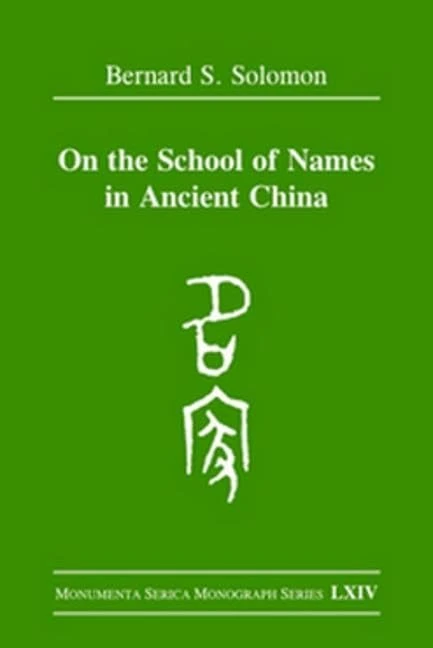 Routledge - On the School of Names in Ancient China - Image 1