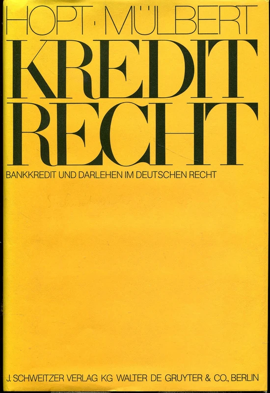 Kreditrecht: Kommentar