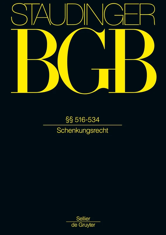 §§ 516-534: (Schenkungsrecht)