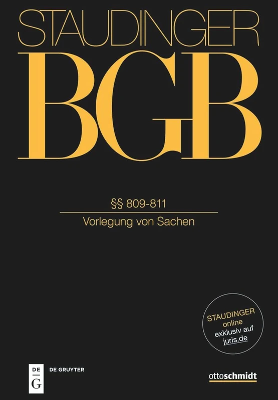 §§ 809-811: (Vorlegung Von Sachen)
