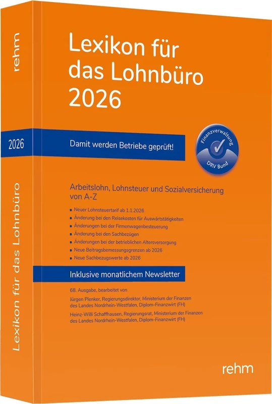 Lexikon fuer das Lohnbuero 2026 - Arbeitslohn und Lohnsteuer - Image 1