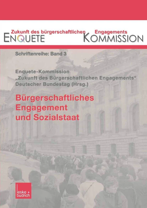 Bürgerschaftliches Engagement und Sozialstaat: 3 (Zukunft des Bürgerschaftlichen Engagements (Enquete-Kommission), 3)