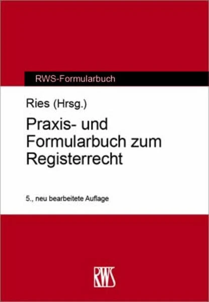 Praxis- und Formularbuch zum Registerrecht - Image 1