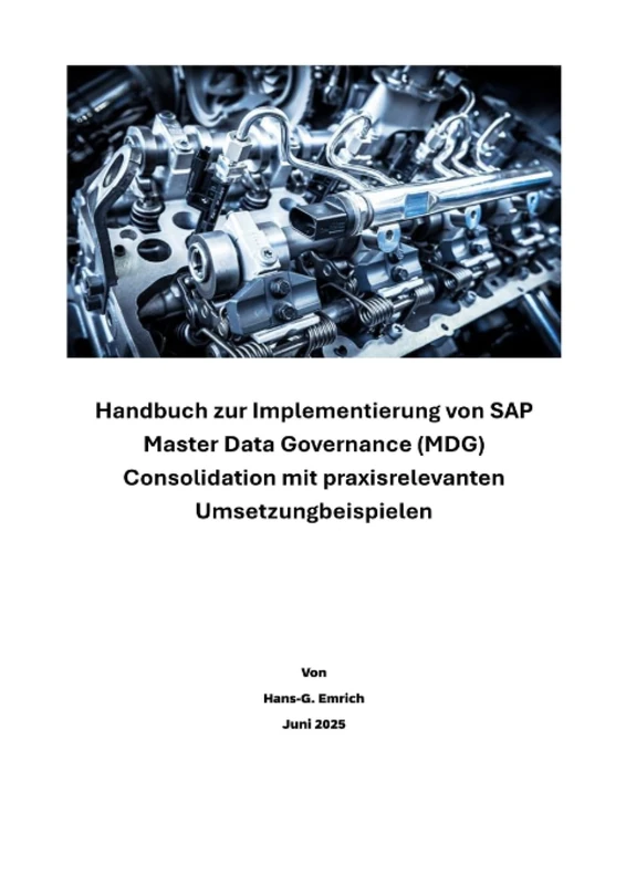 Handbuch zur Implementierung von SAP Master Data Governance (MDG) Consolidation: SAP MDG Consolidation - Best Practices Handbuch - Material – (MDG-M)