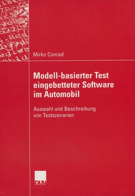 Modell-basierter Test eingebetteter Software im Automobil: Auswahl und Beschreibung von Testszenarien - Image 1
