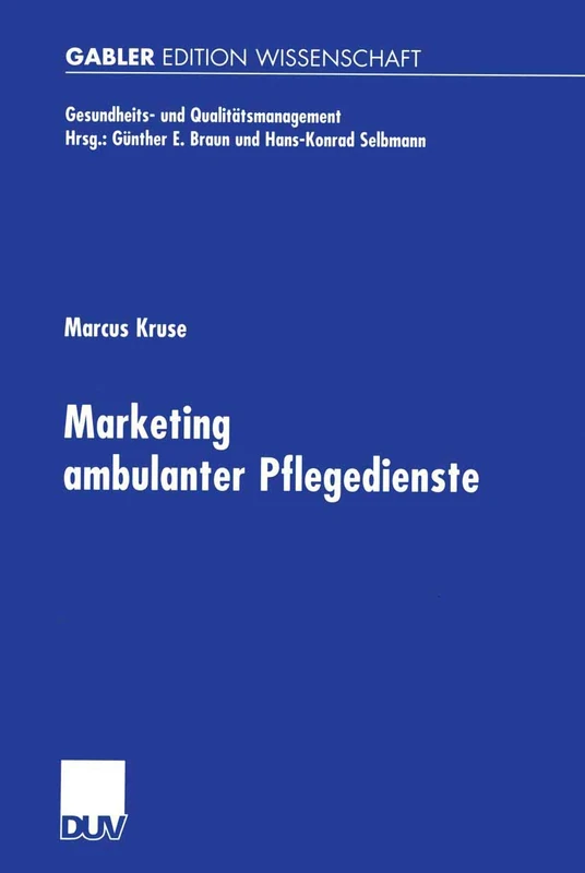 Marketing ambulanter Pflegedienste (Gesundheits- und Qualitätsmanagement) - Image 1