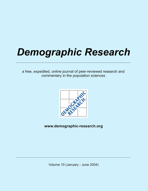 Demographic Research, Volume 10: a free, expedited, online journal of peer-reviewed research and commentary in the population sciences - Image 1