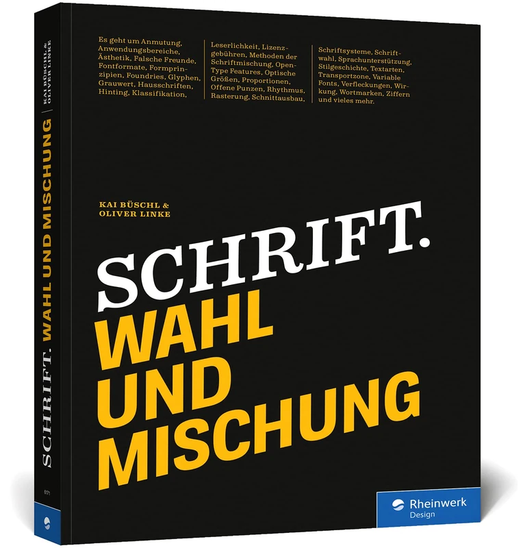 Schrift. Wahl und Mischung: Das Handbuch für den sicheren Umgang mit Typografie. Mit vielen praktischen Beispielen - Image 1