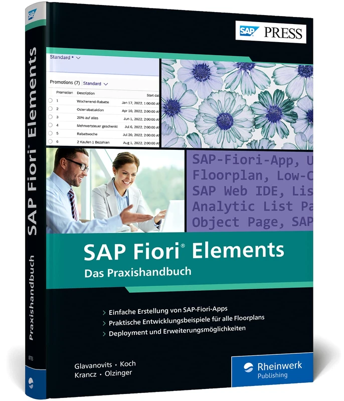 SAP Fiori Elements: Das Praxishandbuch für Entwickler. Mit Implementierungsbeispielen für alle Floorplans - Image 1