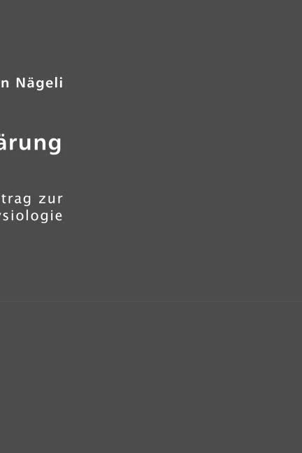 Theorie der Gärung: Ein Beitrag zur Molekularphysiologie