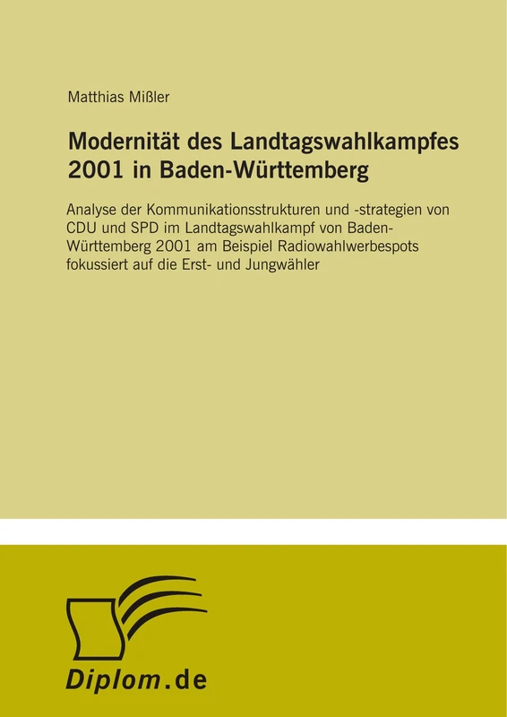 Modernität des Landtagswahlkampfes 2001 in Baden-Württemberg - Image 1
