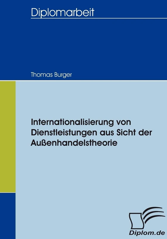 Internationalisierung von Dienstleistungen aus Sicht der Außenhandelstheorie - Image 1