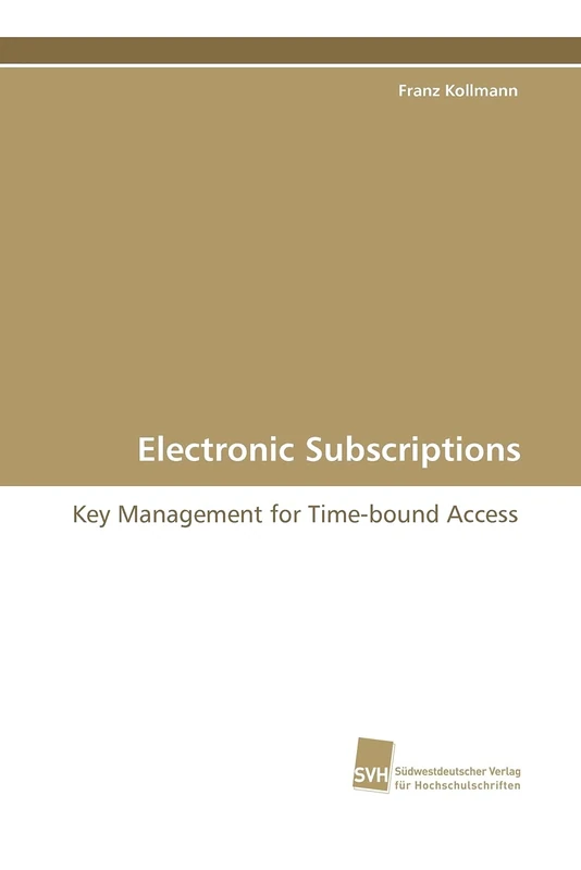 Electronic Subscriptions: Key Management for Time-bound Access