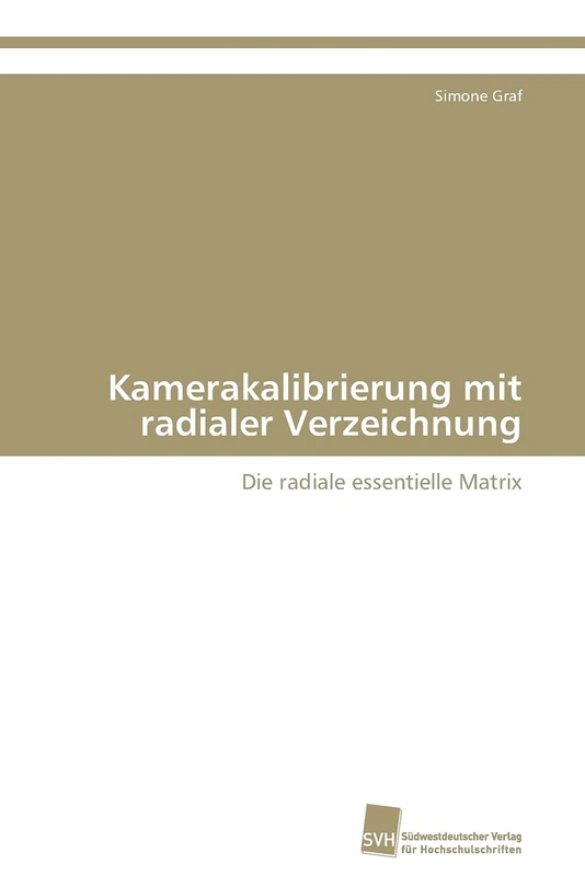 Kamerakalibrierung mit radialer Verzeichnung: Die radiale essentielle Matrix - Image 1