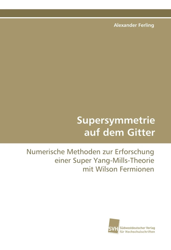 Supersymmetrie auf dem Gitter: Numerische Methoden zur Erforschung einer Super Yang-Mills-Theorie mit Wilson Fermionen
