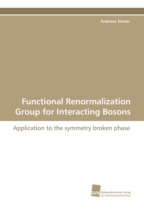 Functional Renormalization Group for Interacting Bosons: Application to the symmetry broken phase
