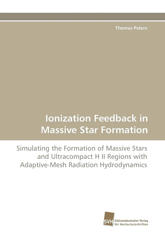 Ionization Feedback in Massive Star Formation: Simulating the Formation of Massive Stars and Ultracompact H II Regions with Adaptive-Mesh Radiation Hydrodynamics - Image 1