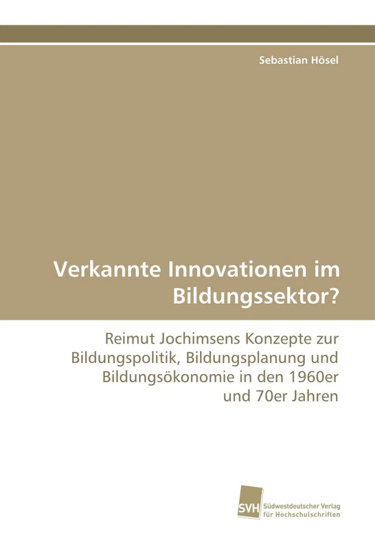 Verkannte Innovationen im Bildungssektor?: Reimut Jochimsens Konzepte zur Bildungspolitik, Bildungsplanung und Bildungsökonomie in den 1960er und 70er Jahren - Image 1