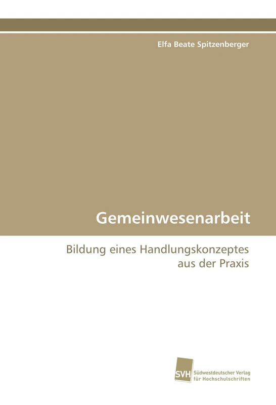 Gemeinwesenarbeit: Bildung eines Handlungskonzeptes aus der Praxis