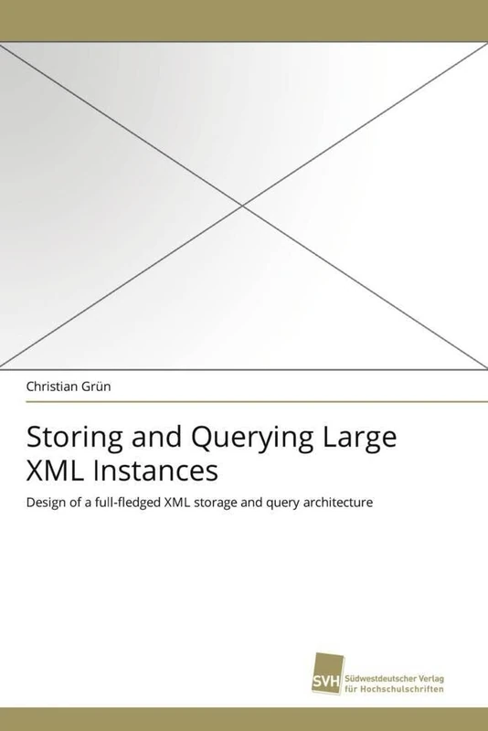 Storing and Querying Large XML Instances: Design of a full-fledged XML storage and query architecture