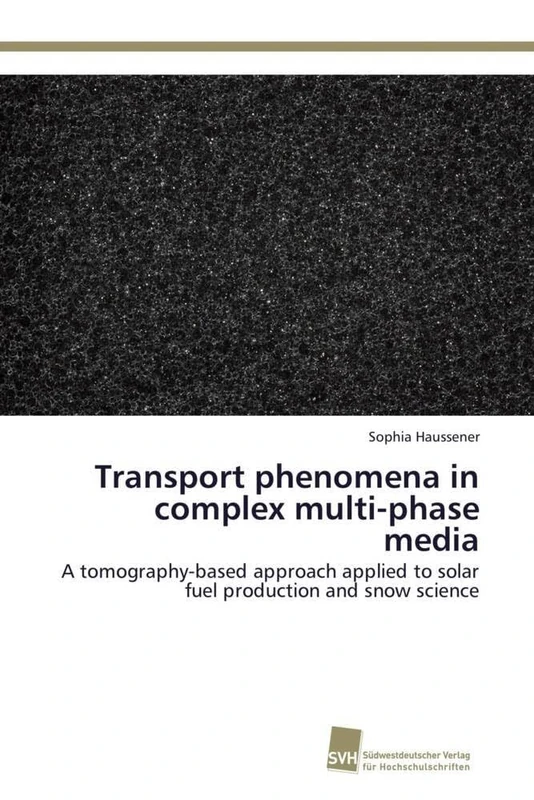 Transport phenomena in complex multi-phase media: A tomography-based approach applied to solar fuel production and snow science