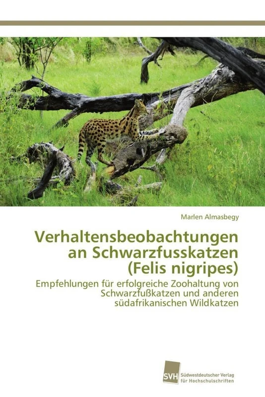 Verhaltensbeobachtungen an Schwarzfusskatzen (Felis nigripes): Empfehlungen für erfolgreiche Zoohaltung von Schwarzfußkatzen und anderen südafrikanischen Wildkatzen - Image 1
