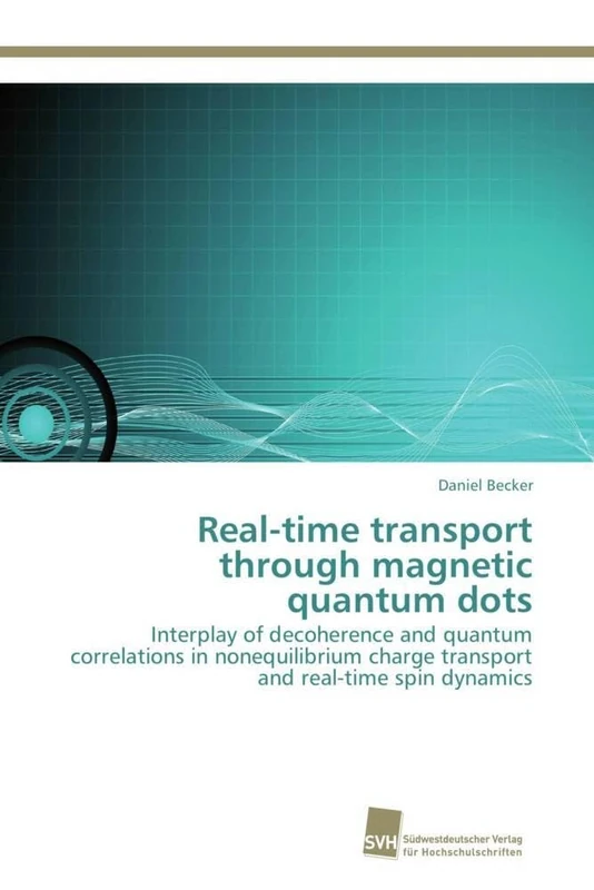 Real-time transport through magnetic quantum dots: Interplay of decoherence and quantum correlations in nonequilibrium charge transport and real-time spin dynamics