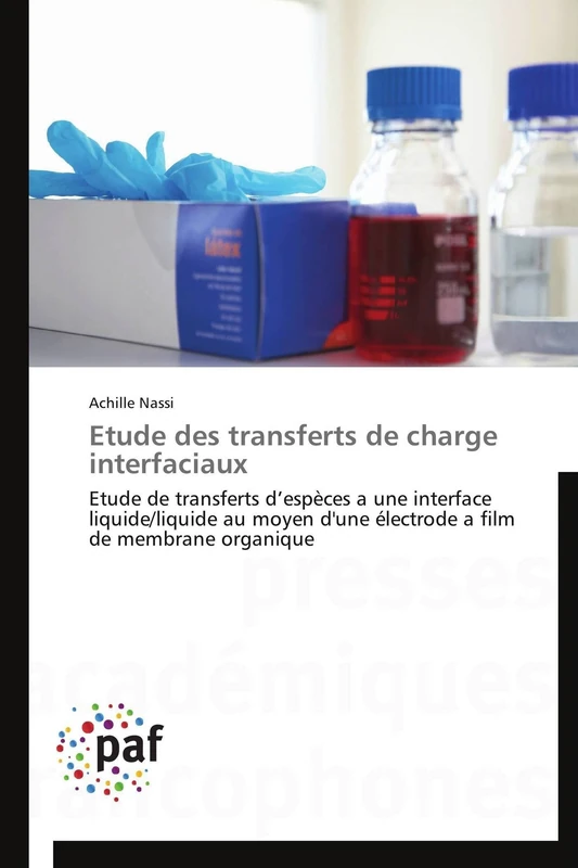 Etude des transferts de charge interfaciaux: Etude de transferts d’espèces a une interface liquide/liquide au moyen d'une électrode a film de membrane organique (Omn.Pres.Franc.) - Image 1