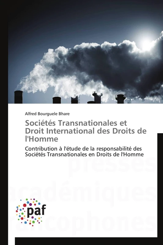 Sociétés Transnationales et Droit International des Droits de l'Homme: Contribution à l'étude de la responsabilité des Sociétés Transnationales en Droits de l'Homme (Omn.Pres.Franc.)