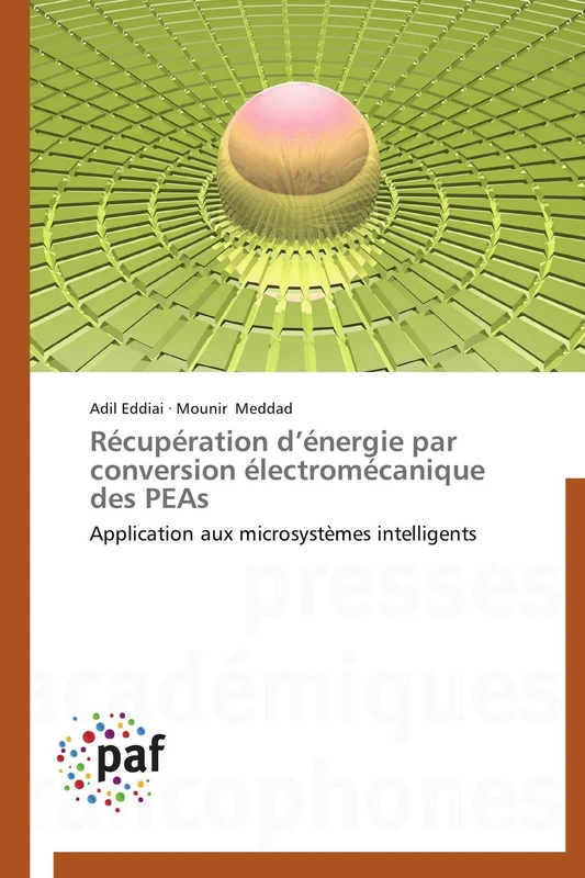 Récupération d’énergie par conversion électromécanique des PEAs: Application aux microsystèmes intelligents (Omn.Pres.Franc.)