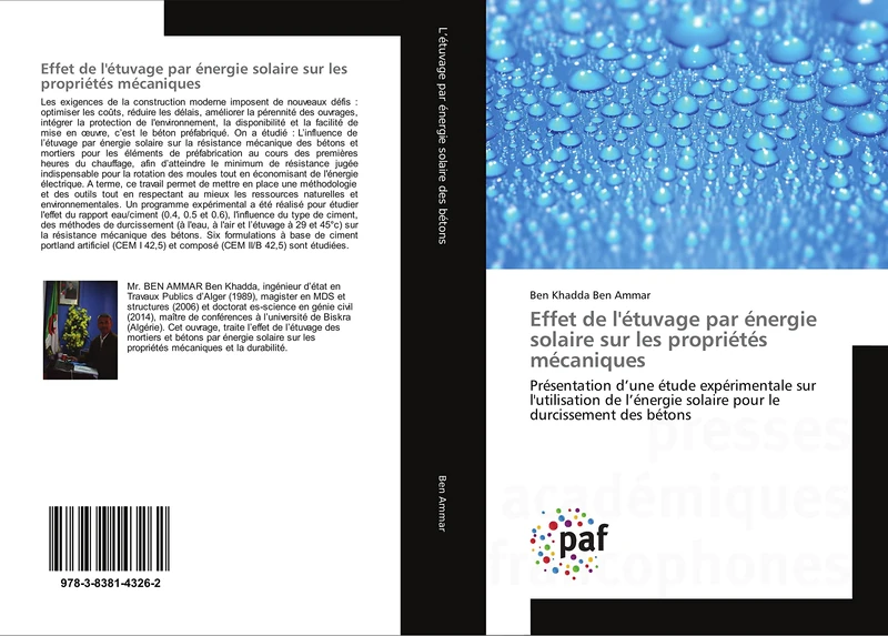 Effet de l'étuvage par énergie solaire sur les propriétés mécaniques: Présentation d’une étude expérimentale sur l'utilisation de l’énergie solaire pour le durcissement des bétons - Image 1