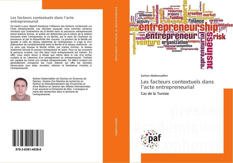 Les facteurs contextuels dans l’acte entrepreneurial: Cas de la Tunisie