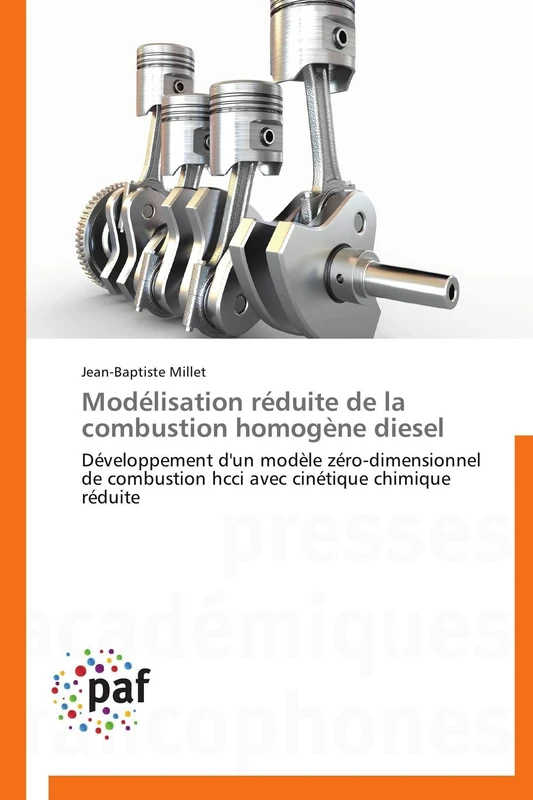 Modélisation réduite de la combustion homogène diesel: Développement d'un modèle zéro-dimensionnel de combustion hcci avec cinétique chimique réduite (Omn.Pres.Franc.) - Image 1