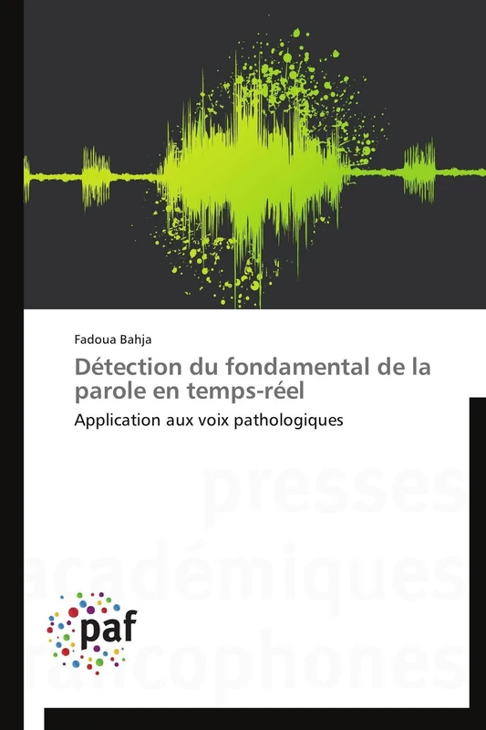 Détection du fondamental de la parole en temps-réel: Application aux voix pathologiques (Omn.Pres.Franc.)