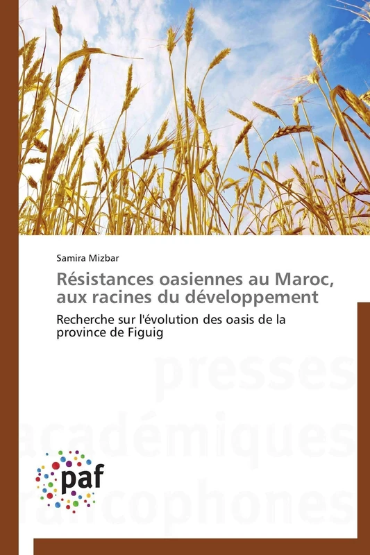 Résistances oasiennes au Maroc, aux racines du développement: Recherche sur l'évolution des oasis de la province de Figuig