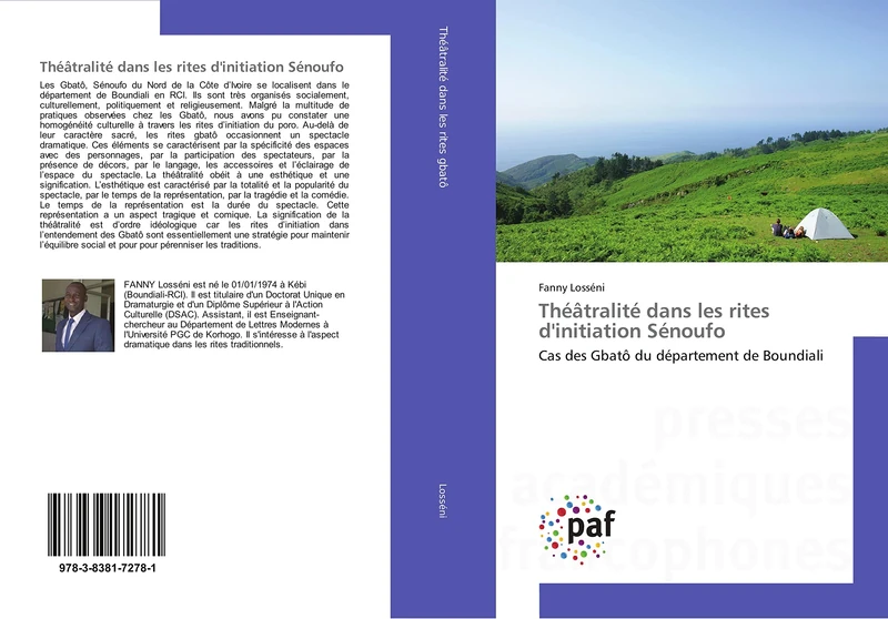 Théâtralité dans les rites d'initiation Sénoufo: Cas des Gbatô du département de Boundiali