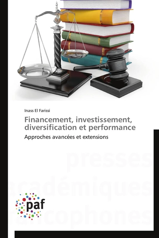 Financement, investissement, diversification et performance: Approches avancées et extensions (Omn.Pres.Franc.) - Image 1