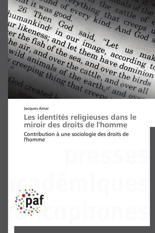Les identités religieuses dans le miroir des droits de l'homme: Contribution à une sociologie des droits de l'homme (Omn.Pres.Franc.) - Image 1