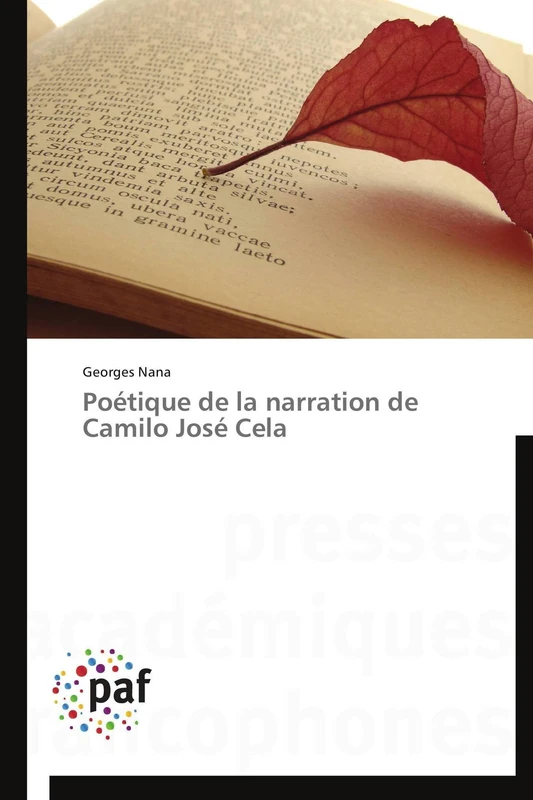 Poétique de la narration de Camilo José Cela (Omn.Pres.Franc.)