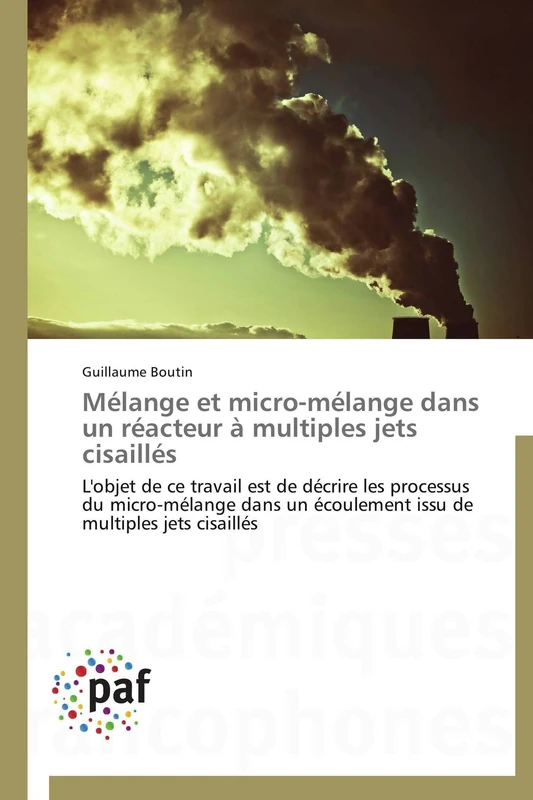 Mélange et micro-mélange dans un réacteur à multiples jets cisaillés: L'objet de ce travail est de décrire les processus du micro-mélange dans un ... de multiples jets cisaillés (Omn.Pres.Franc.) - Image 1