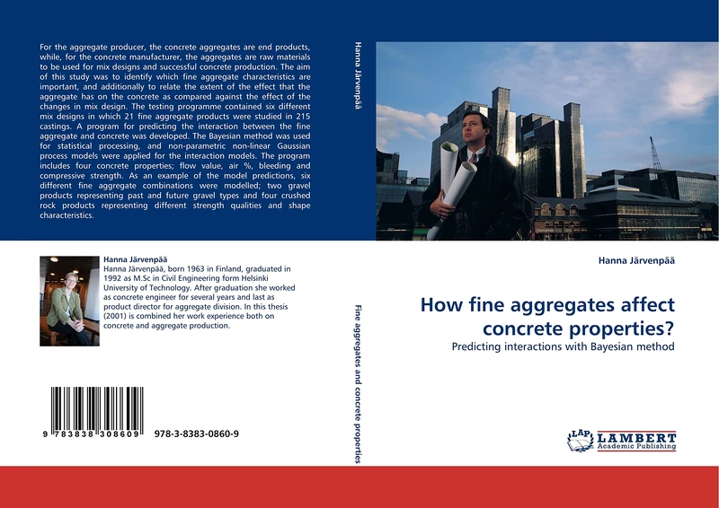 How fine aggregates affect concrete properties?: Predicting interactions with Bayesian method