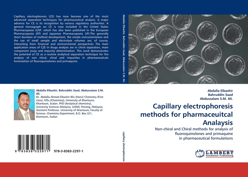 Capillary electrophoresis methods for pharmaceuitcal Analaysis: Non-chiral and Chiral methods for analysis of fluoroquinolones and primaquine in pharmaceutical formulations