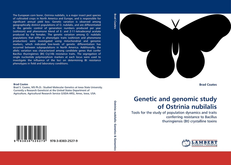 Genetic and genomic study of Ostrinia nubilalis: Tools for the study of population dynamics and traits conferring resistance to Bacillus thuringiensis (Bt) crystalline toxins
