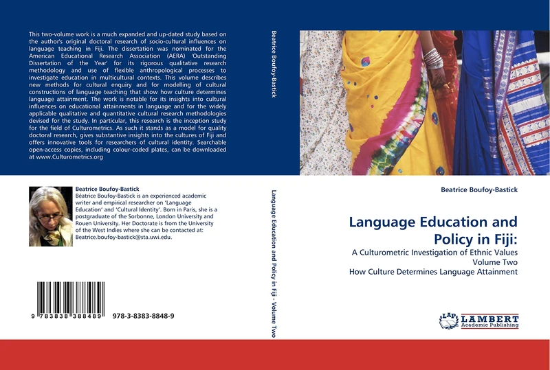 Language Education and Policy in Fiji:: A Culturometric Investigation of Ethnic Values Volume Two How Culture Determines Language Attainment - Image 1