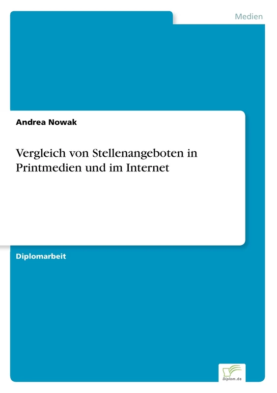 Vergleich von Stellenangeboten in Printmedien und im Internet - Image 1