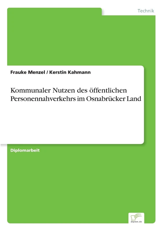Kommunaler Nutzen des öffentlichen Personennahverkehrs im Osnabrücker Land