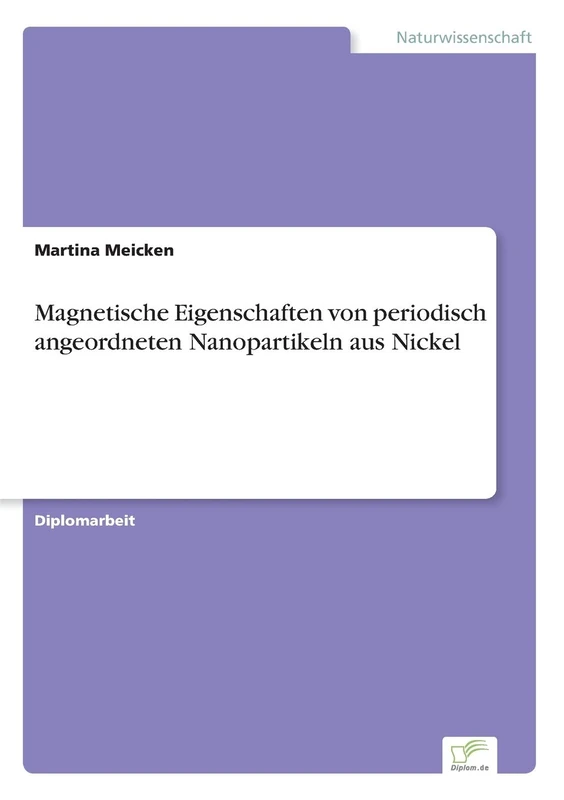Magnetische Eigenschaften von periodisch angeordneten Nanopartikeln aus Nickel - Image 1