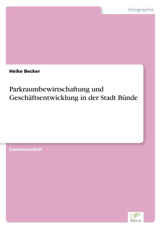 Parkraumbewirtschaftung und Geschäftsentwicklung in der Stadt Bünde - Image 1